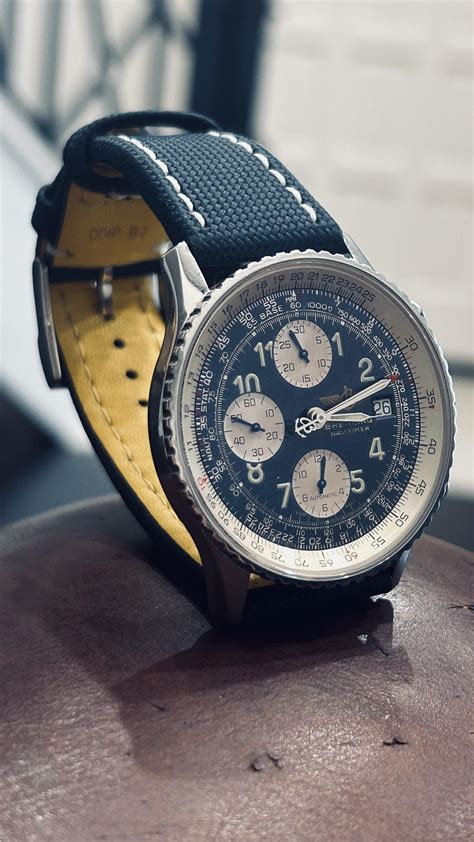 strap breitling|Breitling military strap.